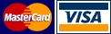 Logotipos de MasterCard y Visa