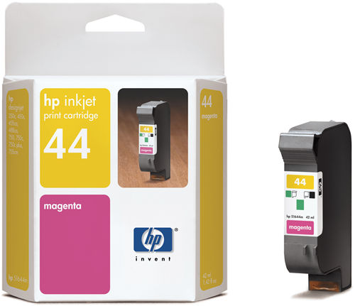 51644ME Cartucho MAGENTA de inyección de tinta HP 44 para HP DesignJet 350C 450C 488CA 750C