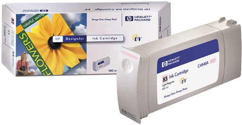 C4945A Cartucho de tinta HP 83 MAGENTA CLARO UV (680 ml)