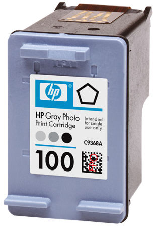 C9368AE Cartucho fotográfico de inyección de tinta GRIS HP 100 con tintas Vivera