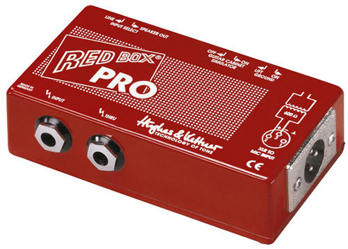 Caja de inyección pasiva Red Box Pro Hughes & Kettner Especial para guitarra eléctrica