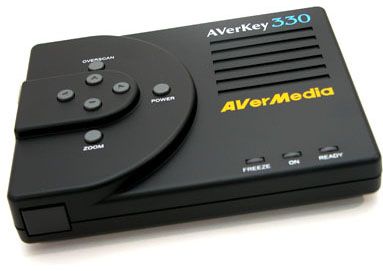 Convertidor AVerMedia AVerKey 330 Conversor PC-a-TV + mando - VGA, PC/MAC