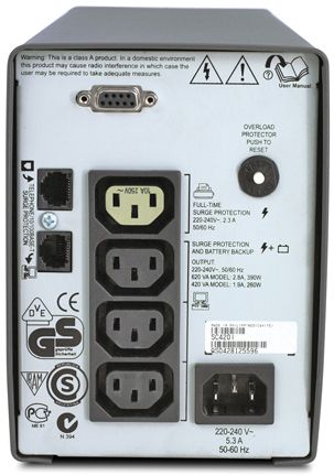 APC Smart-UPS SC 420VA 230V 260 vatios - 420 VA - 4 conector/es de salida
