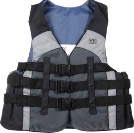 Chaleco salvavidas B3 - Fabricado en Nylon con tres cintas de anclaje - Homologado por la CEE - M