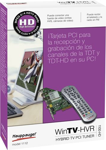 Sintonizadora híbrida Hauppauge WinTV-HVR-1100 HD - Proporciona TV Digital y Analógica en tu PC!