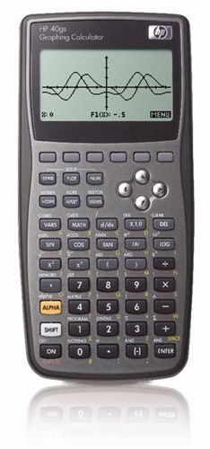 Calculadora Científica Gráfica Avanzada HP 40GS - Sistema algebraico por ordenador (CAS) integrado - Puerto USB - 256KB - Tapa dura deslizante - Diseñada específicamente para estudiantes y profesores