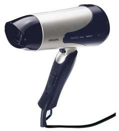 Secador de viaje Philips HP4829 - potente rendimiento de 2000 watios - plegable de diseño compacto