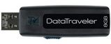 Memoria USB Kingston DataTraveler 100 de 8 GB, Negro, 10 MB/sec. lectura y 5 MB/sec. escritura, USB 2.0, 12 gramos
