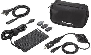 AC/DC Combo Adapter Lenovo 41N8480 Carga tu batería en la oficina, casa, coche y avión