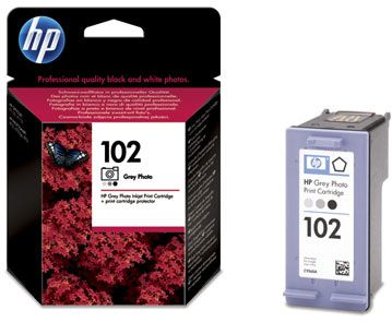 C9360AE Cartucho fotográfico de inyección de tinta GRIS HP 102 con tintas Vivera