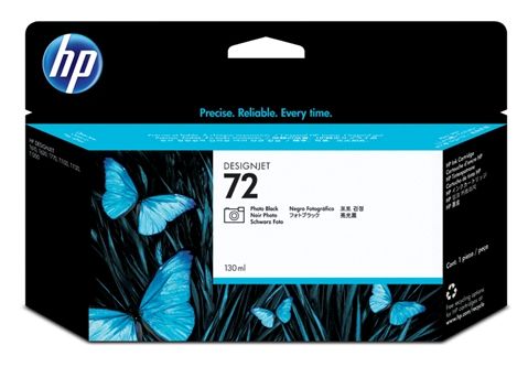 C9370A Cartucho NEGRO FOTOGRÁFICO HP 72 de 130 ml con tinta Vivera para HP Designjet T610 T1100