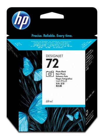 C9397A Cartucho NEGRO FOTOGRÁFICO HP 72 de 69 ml con tinta Vivera para HP Designjet T610 T1100