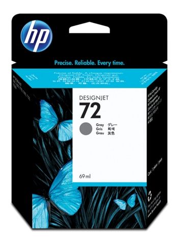 C9401A Cartucho GRIS HP 72 de 69 ml con tinta Vivera para HP Designjet T610 T1100