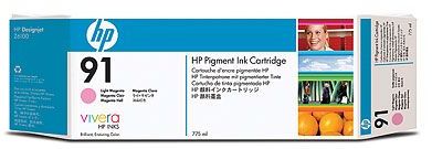 C9471A Cartucho MAGENTA CLARO HP 91 de 775 ml con tinta Vivera para HP Designjet Z6100