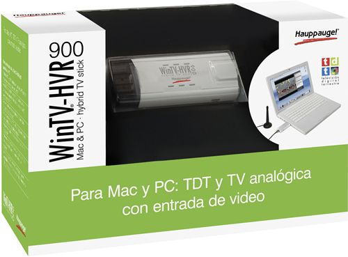 Sintonizadora Hauppauge WinTV-HVR-900 Mac & PC - Televisión analogica y digital para Mac o PC!