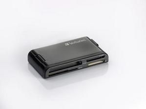 Lector universal de tarjetas de memoria Verbatim Negro, externo, USB 2.0