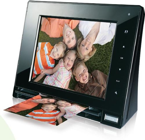 Marco Digital con Escáner Skyla Memoir FS80 8" Scanning Photo Frame - Digitaliza tus antiguas fotos