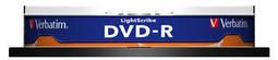 DVD-R Lightscribe V1.2 4.7GB 16x Bobina 10 Pack Spindle Verbatim