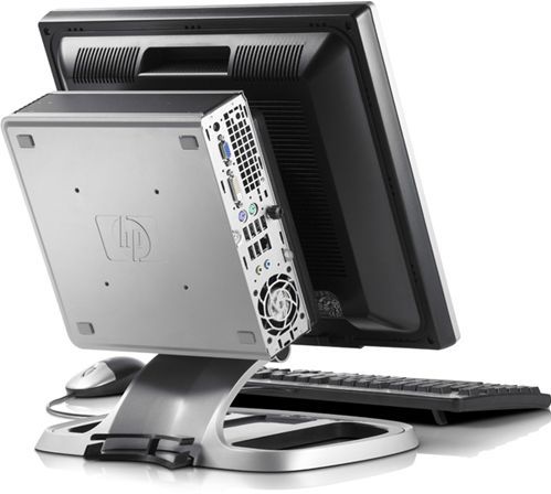 PC ultracompacto HP dc7900 usdt + TFT 19" HP L1908wi con Kit All-in-Two + Multifunción HP L7590