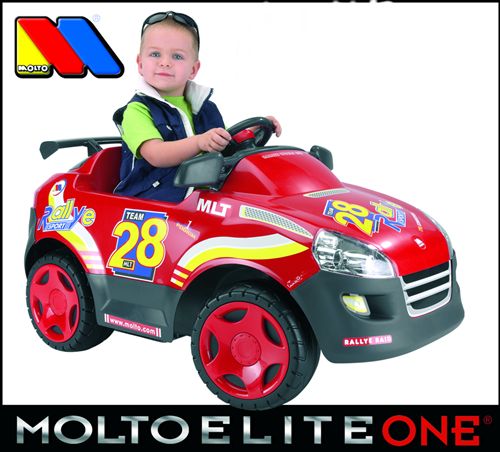 Coche Moltó ELITE 6V. incluye batería y cargador. Color Rojo.