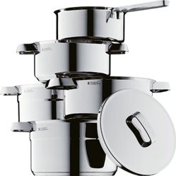 Batería de cocina 5 piezas, modelo Topstar de WMF, resistente y fácil de apilar