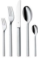 Cubiertos WMF modelo Lyric de 114 PIEZAS, moderno con líneas claras y proporciones armónicas