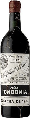 Viña Tondonia Gran Reserva 1991 .Caja de 6 Botellas.