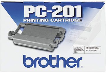 Cartucho y bobina PC201 Brother para Fax 1020e / 1030e