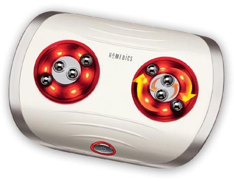 Masajeador Shiatsu para los Pies con calor por infrarrojos HoMedics FM-S-2EU Therapist Select™ Shiatsu Foot Massager - Alivia los pies cansados y doloridos