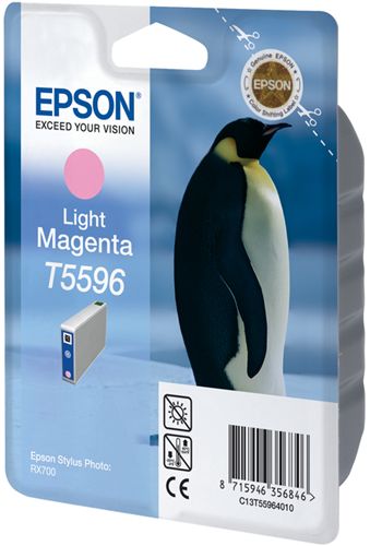 TINTA EPSON STYLUS C13T55964020 para Stylus Photo RX700 Magenta Claro