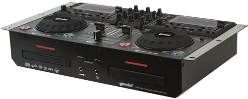 Consola Doble CD y Mezclador Gemini CDMP-6000 reproduce MP3, WAV, con conexión USB
