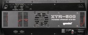 Completo Sistema de Altavoces Activos Gemini XTR-500 con 2 Altavoces Trapezoidales XTR-SAT 10" y Subwoofer de 15"