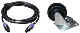 Completo Sistema de Altavoces Activos Gemini XTR-500 con 2 Altavoces Trapezoidales XTR-SAT 10" y Subwoofer de 15"