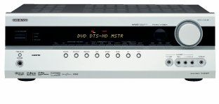 Receptor A/V Cine en casa 5.1-Channel A / V Surround Home Theater Receiver ONKYO TXSR 507 Plata