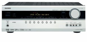 Receptor A/V Cine en casa 7.1-Channel A / V Surround Home Theater Receiver ONKYO TXSR 577 Plata