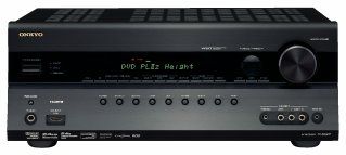 Receptor A/V Cine en casa 7.1-Channel A / V Surround Home Theater Receiver ONKYO TXSR 607 Negro
