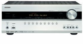 Receptor A/V Cine en casa 7.1-Channel A / V Surround Home Theater Receiver ONKYO TXSR 607 Plata