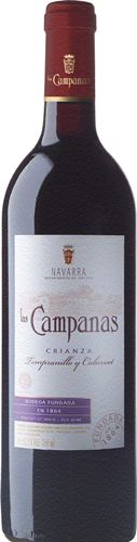 Tinto Crianza - Las Campanas - D. O. Navarra - caja de 12 botellas
