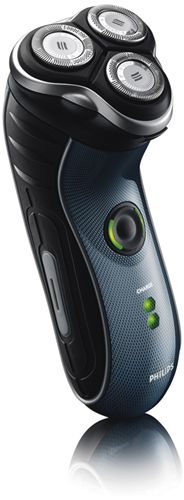 Afeitadora eléctrica Philips HQ7340 se adapta perfectamente a las curvas de rostro y cuello mediante el sistema de Reflex Action