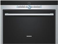 Horno compacto con autolimpieza pirolítica - Siemens - HB36P572 - Apertura Abajo - Raíl 1 nivel - 45Inox - Acero inoxidable- Tarifa plana de portes 10€ para España peninsular