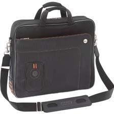 Maletín TARGUS - TST004EU Urban Top Load 15,4'' negro y naranja de nylon
