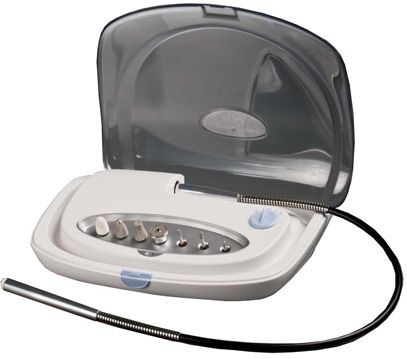 Set de manicura y pedicura M287 Medicura - cabezal con rotacion bi-direccional y 7 accesorios Intercambiables