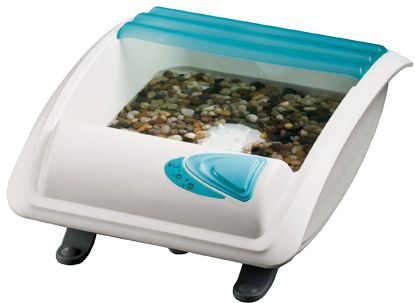 Set de masaje para pies con piedras volcánicas Medicura M-241 Medizen - masaje similar a la acupuntura - piedras volcánicas con temperaturas de hasta 45º