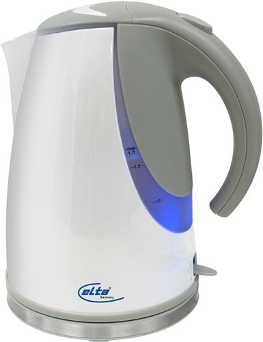 Jarra hervidora de diseño Elta WK-250 1.7 litros de capacidad - base giratoria de 360º con protección por sobrecalentaniento y apagado automático