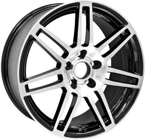 Llanta adaptable EKKEN S4 BLACK. 80X18 E45 5X112 Nuevo