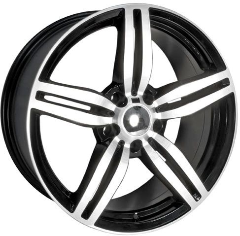 Llanta adaptable EKKEN M6 BLACK. 85X18 E15 5X120 Nuevo