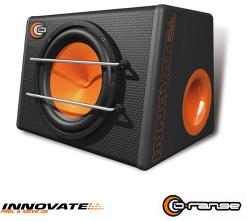 Cajón Subwoofer 12" 1000W con protector frontal serie Orange. INNOVATE