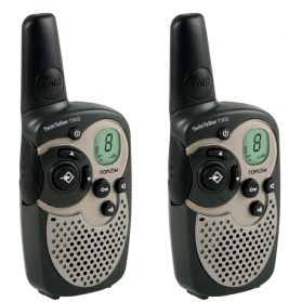 Walkie-talkie Topcom - Twintalker 1302 DCP Duo Combi Pack Alcance hasta 6Km - 8 canales