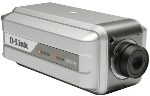 Cámara IP D-Link DCS-3110 - Cámara de videovigilancia IP diurna y nocturna de alta resolución - Soporte PoE - Gestión remota vía Navegador Web - Video en vivo a través de teléfono móvil o PDA 3G