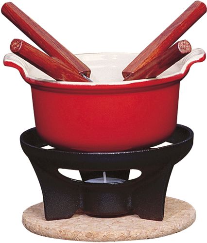 Fondue Chocolate Le Creuset de Hierro Colado Esmaltado